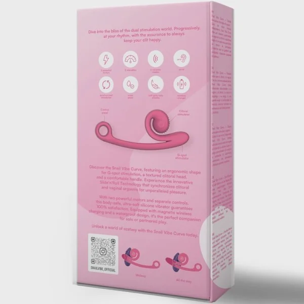 Kurvenvibrator Rosa von Snail Vibe kaufen | Fesselliebe