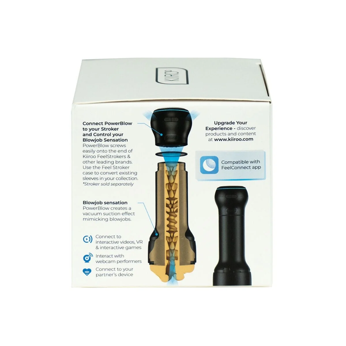 Interaktives Sauggert Powerblow von Kiiroo kaufen | Fesselliebe