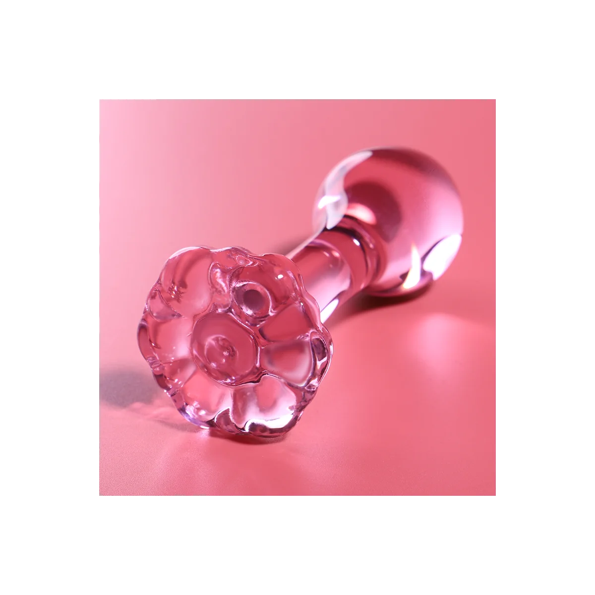 Modell 2 Analplug Borosilikatglas Rosa 11 cm -O- 3.5 cm von Nebula Series By Ibiza kaufen | Fesselliebe