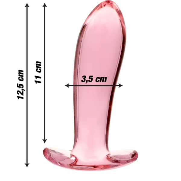 Modell 5 Analplug Borosilikatglas Rosa 12.5 cm -O- 3.5 cm von Nebula Series By Ibiza kaufen | Fesselliebe