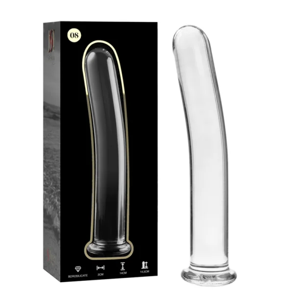 Modell 8 Dildo Borosilikatglas Klar 14.5 cm -O- 2 cm von Nebula Series By Ibiza kaufen | Fesselliebe