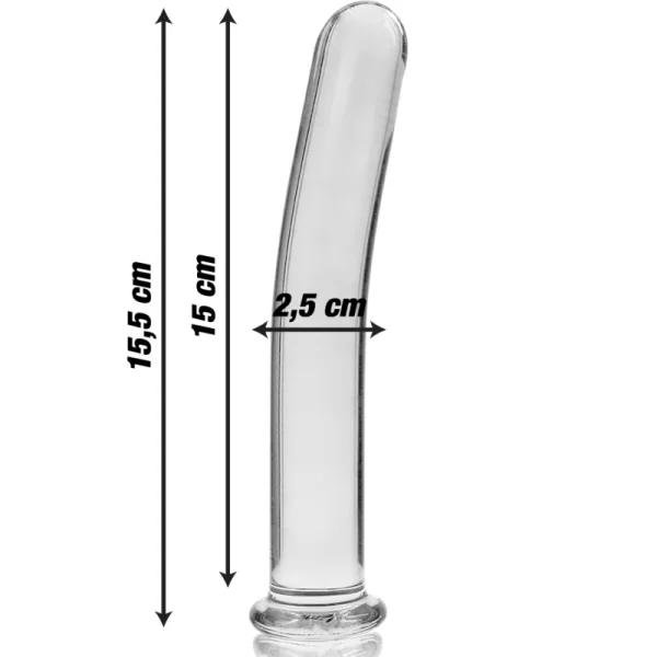 Modell 9 Dildo Borosilikatglas Klar 15.5 cm -O- 2.5 cm von Nebula Series By Ibiza kaufen | Fesselliebe