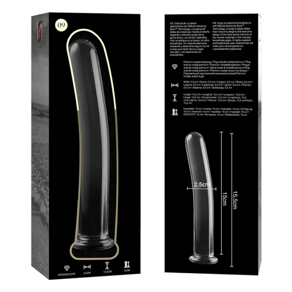 Modell 9 Dildo Borosilikatglas Klar 15.5 cm -O- 2.5 cm von Nebula Series By Ibiza kaufen | Fesselliebe