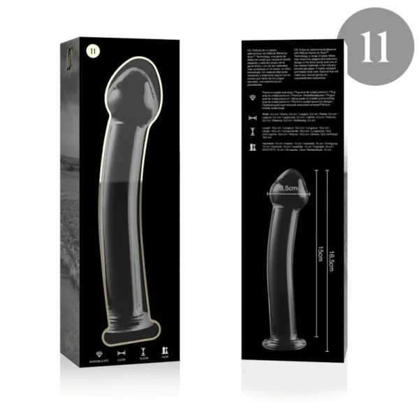 Modell 11 Dildo Borosilikatglas Klar 16 cm -O- 3 cm von Nebula Series By Ibiza kaufen | Fesselliebe