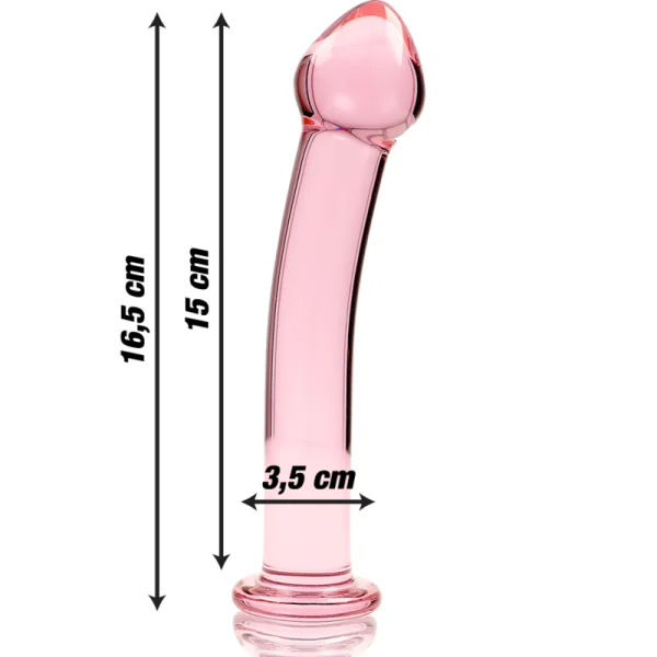 Modell 11 Dildo Borosilikatglas Rosa 16 cm -O- 3 cm von Nebula Series By Ibiza kaufen | Fesselliebe