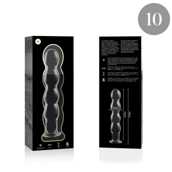 Modell 10 Dildo Borosilikatglas Klar 16.5 cm -O- 3.5 cm von Nebula Series By Ibiza kaufen | Fesselliebe