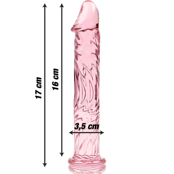 Modell 12 Dildo Borosilikatglas Rosa 17 cm -O- 3.5 cm von Nebula Series By Ibiza kaufen | Fesselliebe