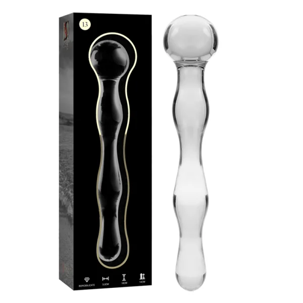 Modell 13 Dildo Borosilikatglas Klar 18 cm -O- 3.5 cm von Nebula Series By Ibiza kaufen | Fesselliebe