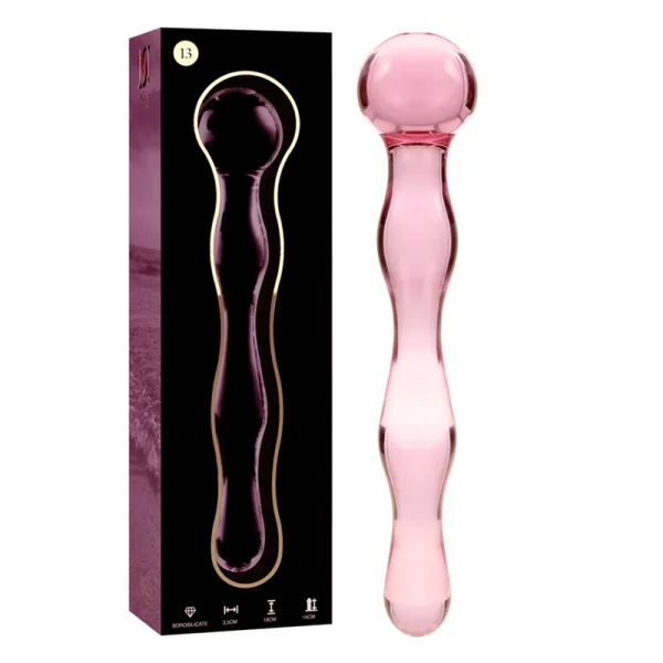 Modell 13 Dildo Borosilikatglas Rosa 18 cm -O- 3.5 cm von Nebula Series By Ibiza kaufen | Fesselliebe