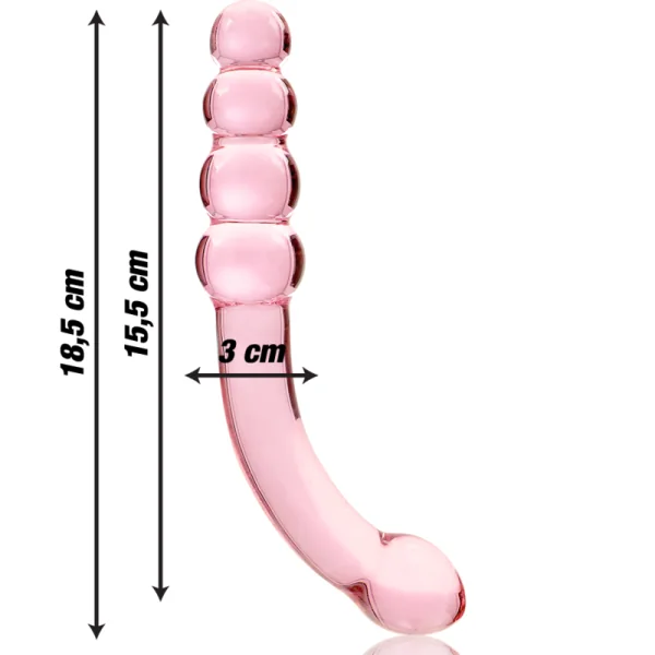 Modell 14 Dildo Borosilikatglas Rosa 18.5 cm -O- 3 cm von Nebula Series By Ibiza kaufen | Fesselliebe