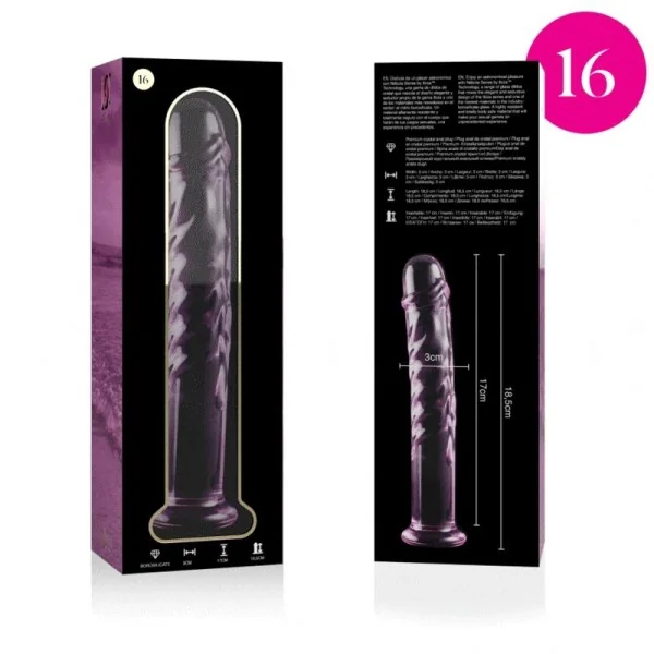 Modell 16 Dildo Borosilikatglas Rosa 18.5 cm -O- 3 cm von Nebula Series By Ibiza kaufen | Fesselliebe