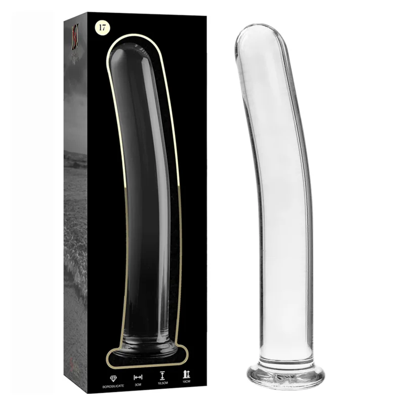 Modell 17 Dildo Borosilikatglas Klar 18.5 cm -O- 3 cm von Nebula Series By Ibiza kaufen | Fesselliebe