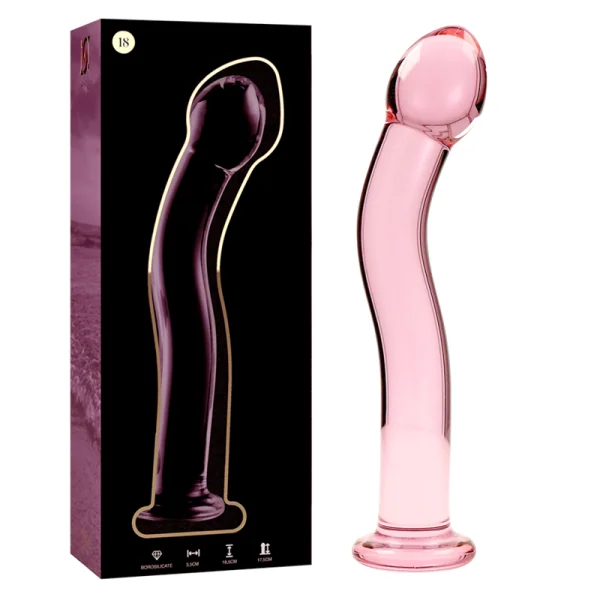 Modell 18 Dildo Borosilikatglas Rosa 18.5 cm -O- 3.5 cm von Nebula Series By Ibiza kaufen | Fesselliebe