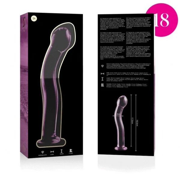 Modell 18 Dildo Borosilikatglas Rosa 18.5 cm -O- 3.5 cm von Nebula Series By Ibiza kaufen | Fesselliebe