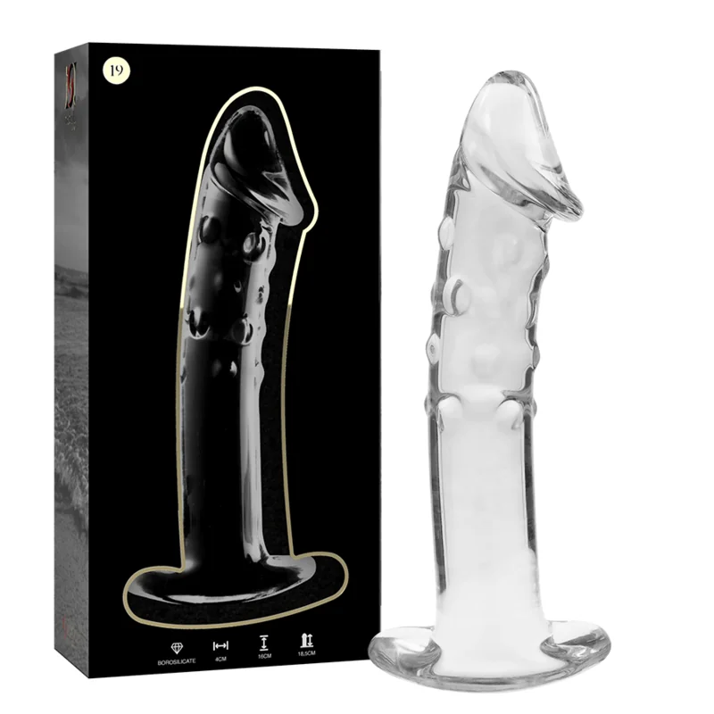 Modell 19 Dildo Borosilikatglas Klar 18.5 cm -O- 4 cm von Nebula Series By Ibiza kaufen | Fesselliebe