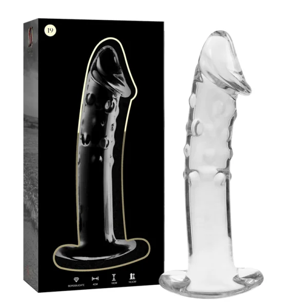 Modell 19 Dildo Borosilikatglas Klar 18.5 cm -O- 4 cm von Nebula Series By Ibiza kaufen | Fesselliebe