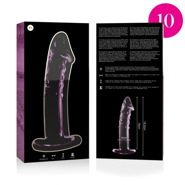Modell 19 Dildo Borosilikatglas Rosa 18.5 cm -O- 4 cm von Nebula Series By Ibiza kaufen | Fesselliebe