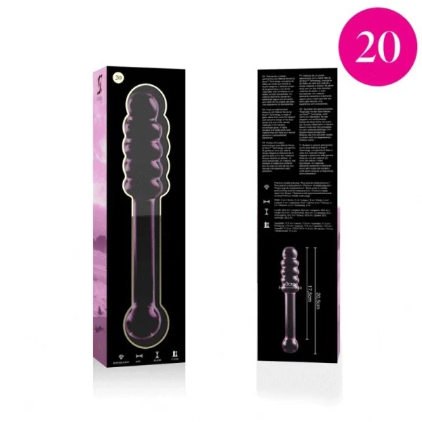 Modell 20 Dildo Borosilikatglas Rosa 20.5 cm -O- 3 cm von Nebula Series By Ibiza kaufen | Fesselliebe