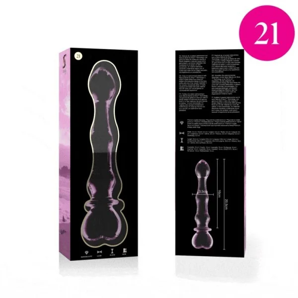 Modell 21 Dildo Borosilikatglas Rosa 20.5 cm -O- 3.5 cm von Nebula Series By Ibiza kaufen | Fesselliebe