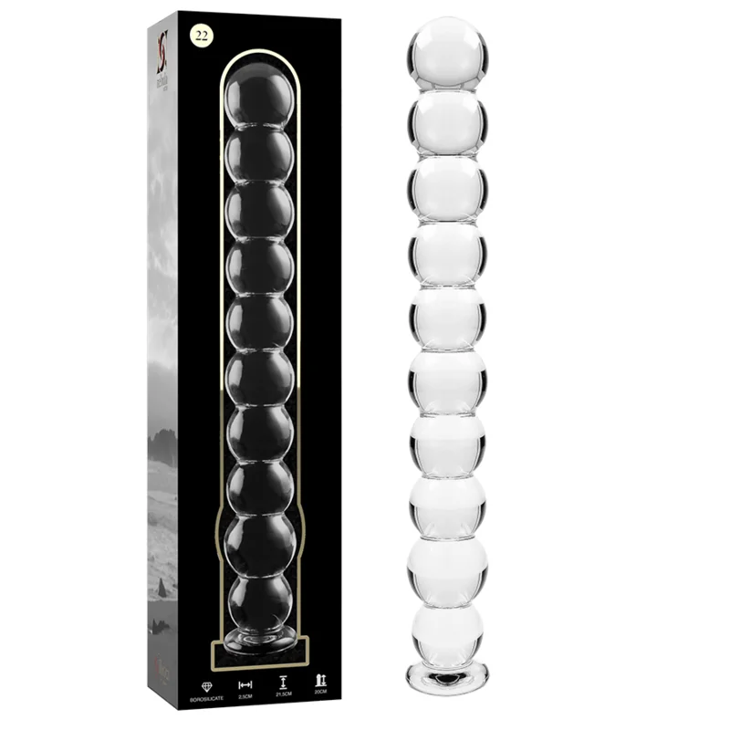 Modell 22 Dildo Borosilikatglas Klar 21.5 cm -O- 2.5 cm von Nebula Series By Ibiza kaufen | Fesselliebe
