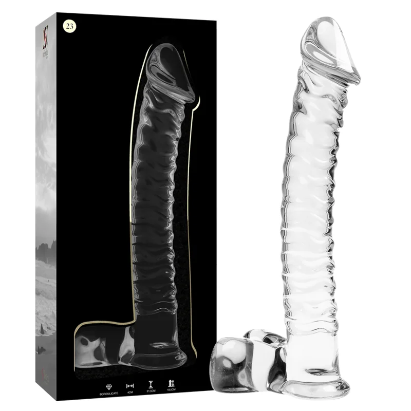 Modell 23 Dildo Borosilikatglas Klar 21.5 cm -O- 4 cm von Nebula Series By Ibiza kaufen | Fesselliebe