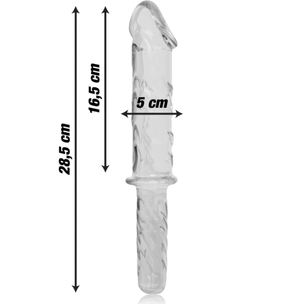 Modell 24 Dildo Borosilikatglas Klar 28.5 cm -O- 5 cm von Nebula Series By Ibiza kaufen | Fesselliebe