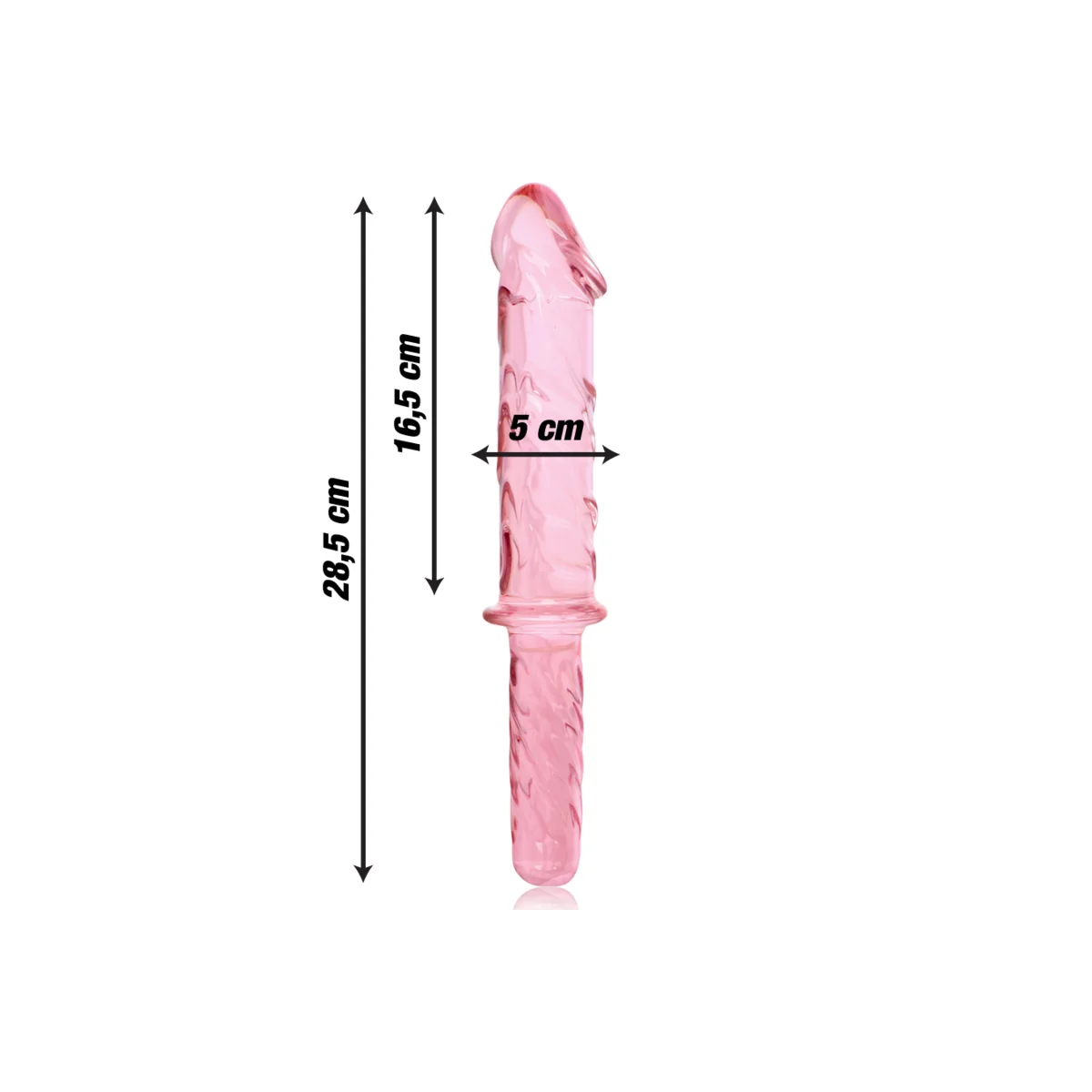 Modell 24 Dildo Borosilikatglas Rosa 28.5 cm -O- 5 cm von Nebula Series By Ibiza kaufen | Fesselliebe