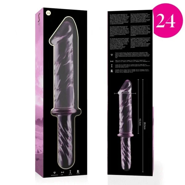 Modell 24 Dildo Borosilikatglas Rosa 28.5 cm -O- 5 cm von Nebula Series By Ibiza kaufen | Fesselliebe