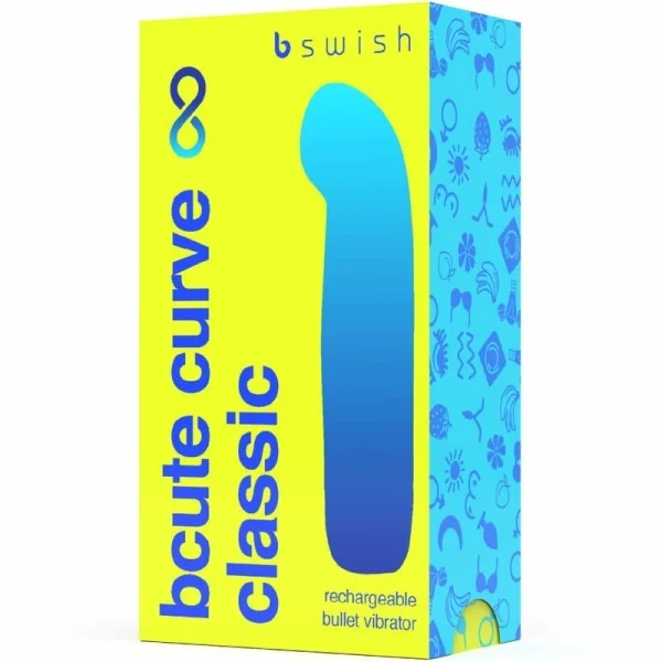 Bcute Curve Infinite Klassischer wiederaufladbarer Silikonvibrator Gelb von B Swish kaufen | Fesselliebe