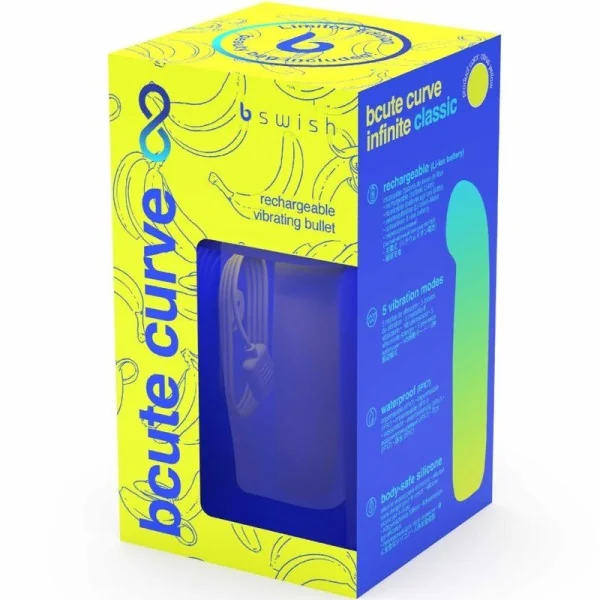 Bcute Curve Infinite Classic Limited Edition wiederaufladbarer Silikonvibrator Gelb von B Swish kaufen | Fesselliebe
