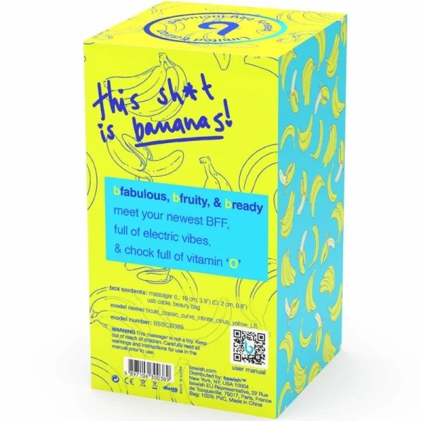 Bcute Curve Infinite Classic Limited Edition wiederaufladbarer Silikonvibrator Gelb von B Swish kaufen | Fesselliebe