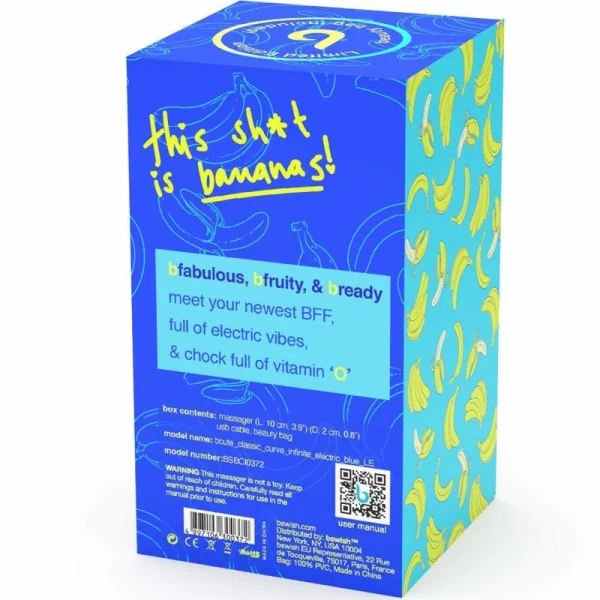 Bcute Curve Infinite Classic Limited Edition Blauer Silikon-Vibrator von B Swish kaufen | Fesselliebe