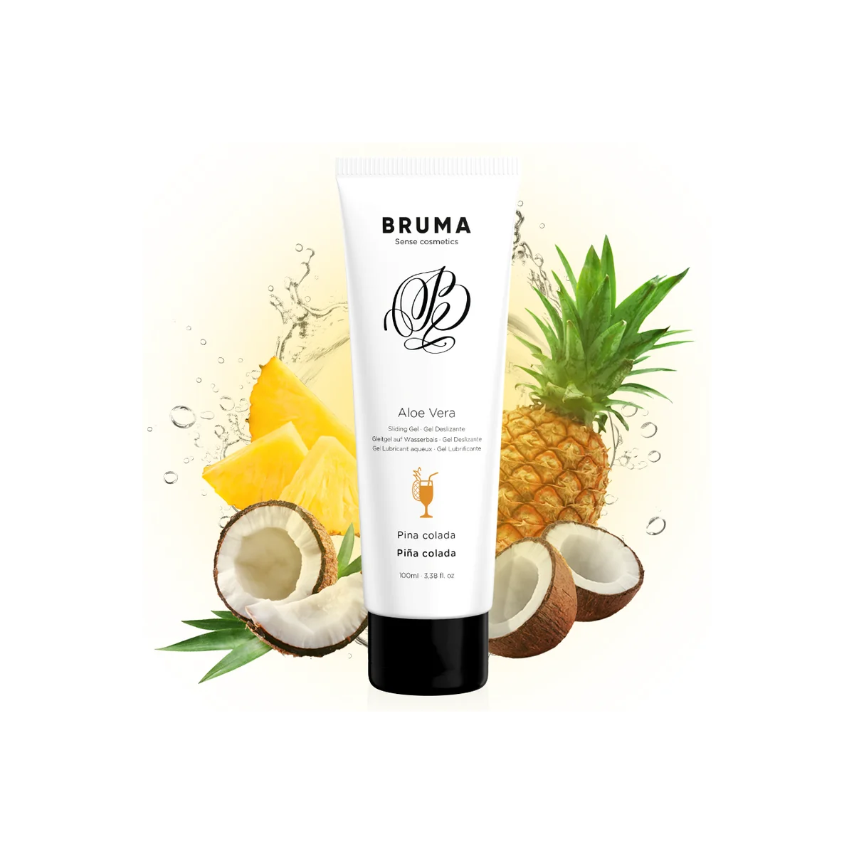 Aloe Vera Gleitgel Pina Colada Geschmack 100 ml von Bruma kaufen | Fesselliebe