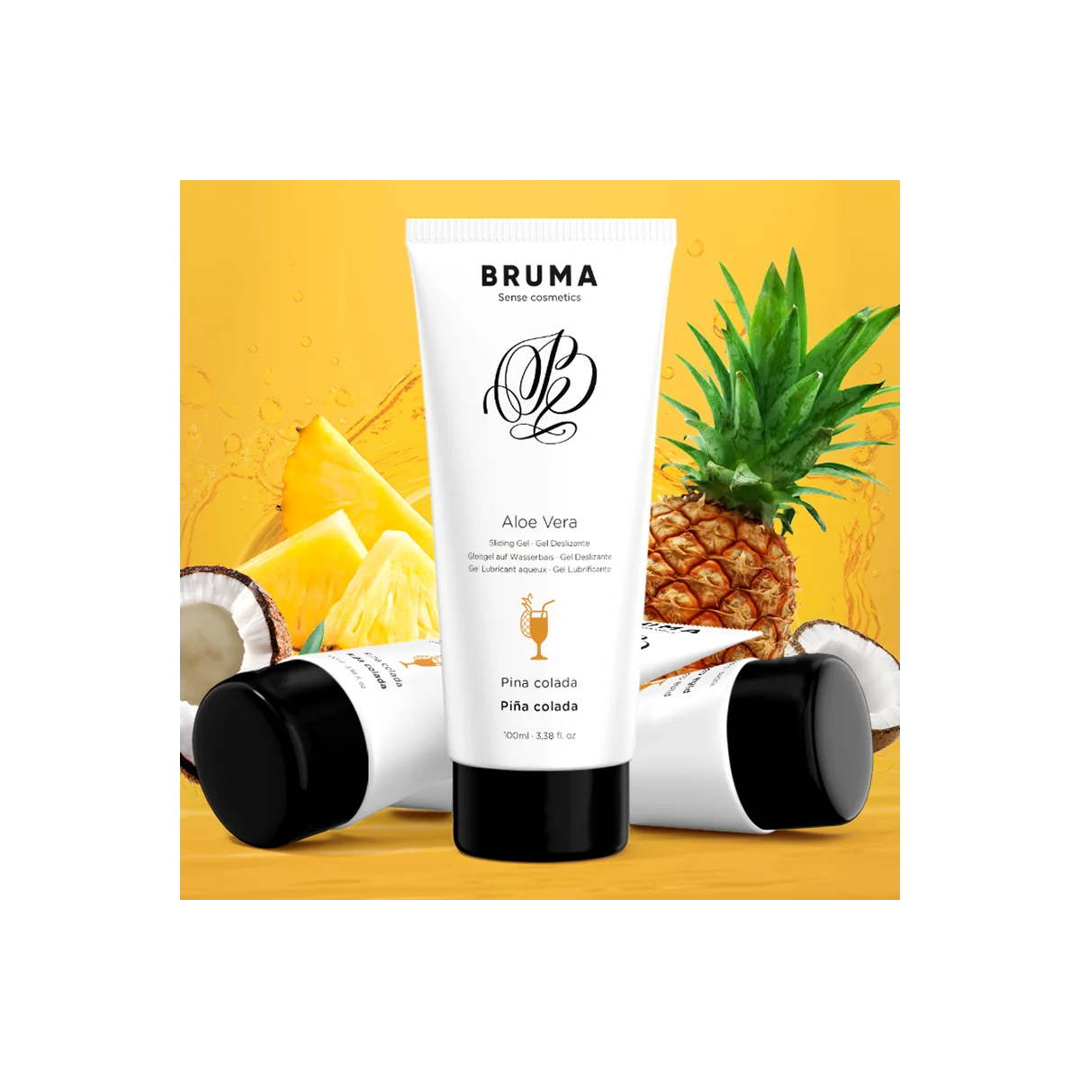 Aloe Vera Gleitgel Pina Colada Geschmack 100 ml von Bruma kaufen | Fesselliebe
