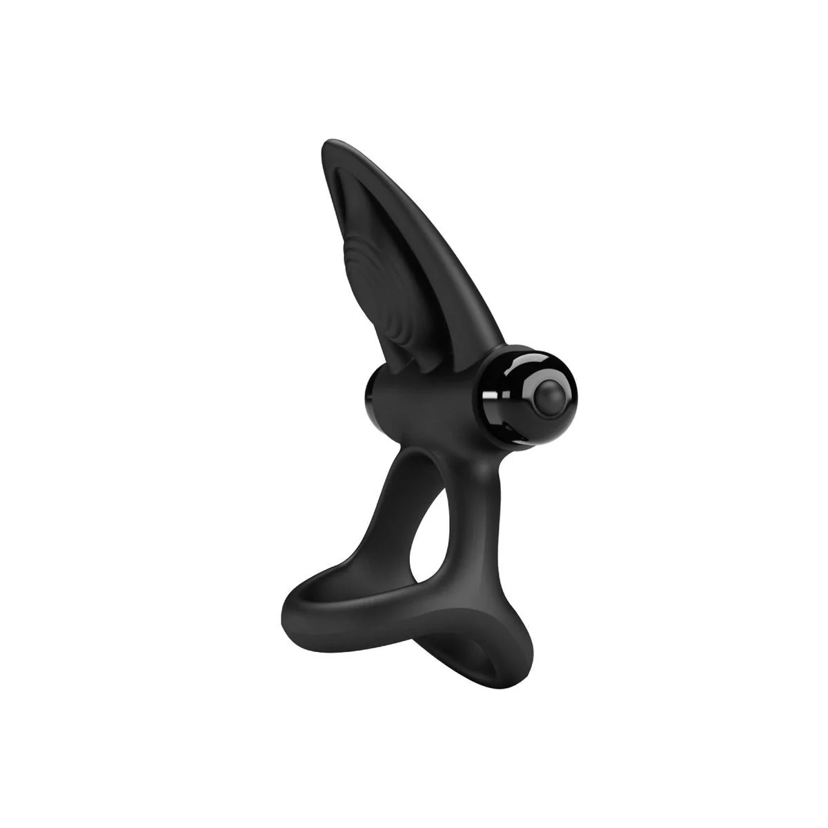 Vibrationsring 10 Vibrationen Schwarzes Silikon von Pretty Love Male kaufen | Fesselliebe