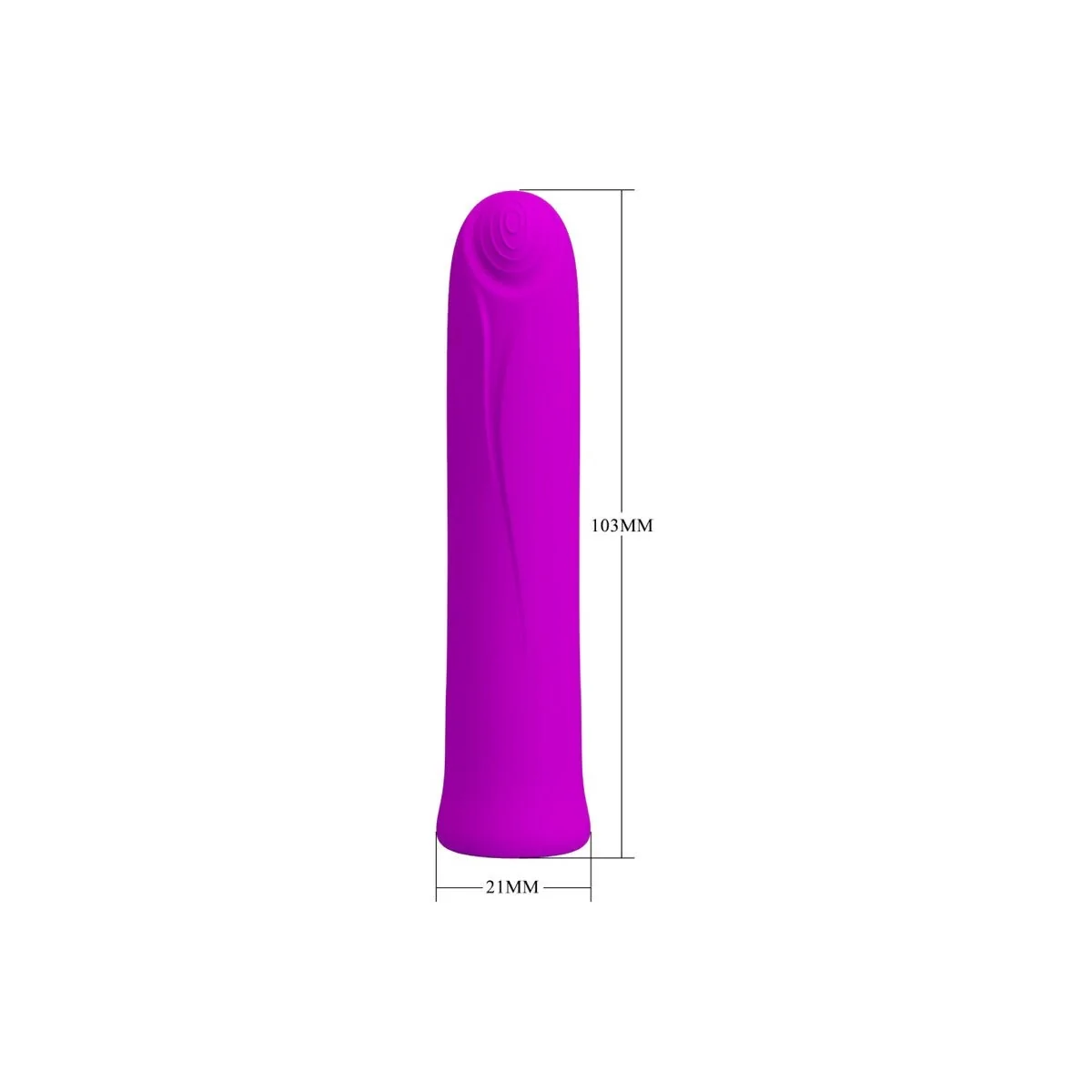 Curtis Mini Super Power Vibrator 12 Lila Silikonvibrationen von Pretty Love Flirtation kaufen | Fesselliebe