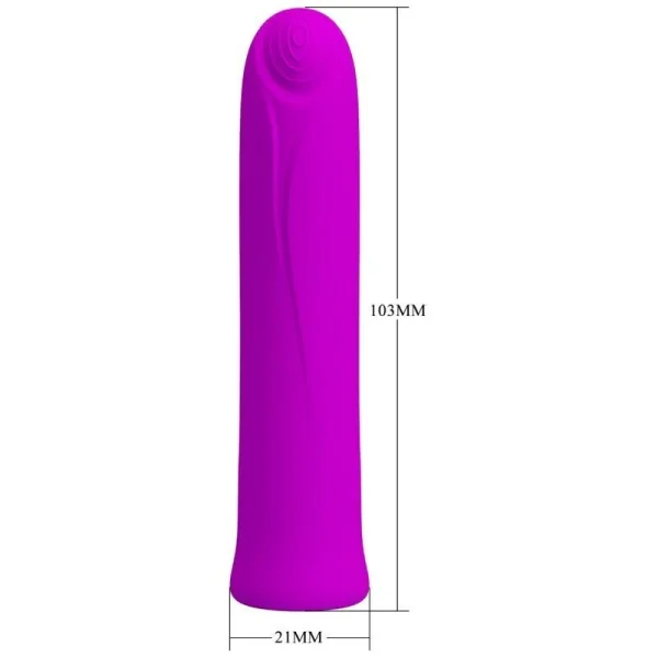 Curtis Mini Super Power Vibrator 12 Lila Silikonvibrationen von Pretty Love Flirtation kaufen | Fesselliebe