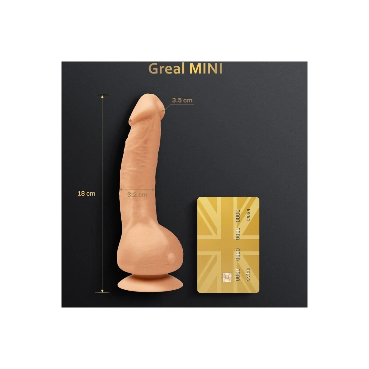 Greal Mini Vibrator Dildo Natürliches Silikon von G-Vibe kaufen | Fesselliebe