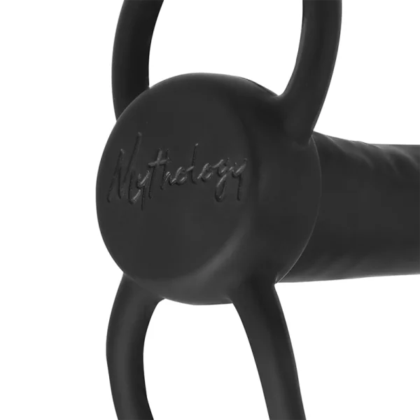 Cobi Onyx Anal Dildo mit Schwanz- und Hodenring 13 cm Silikon von Mythology Fantasy Dildo kaufen | Fesselliebe