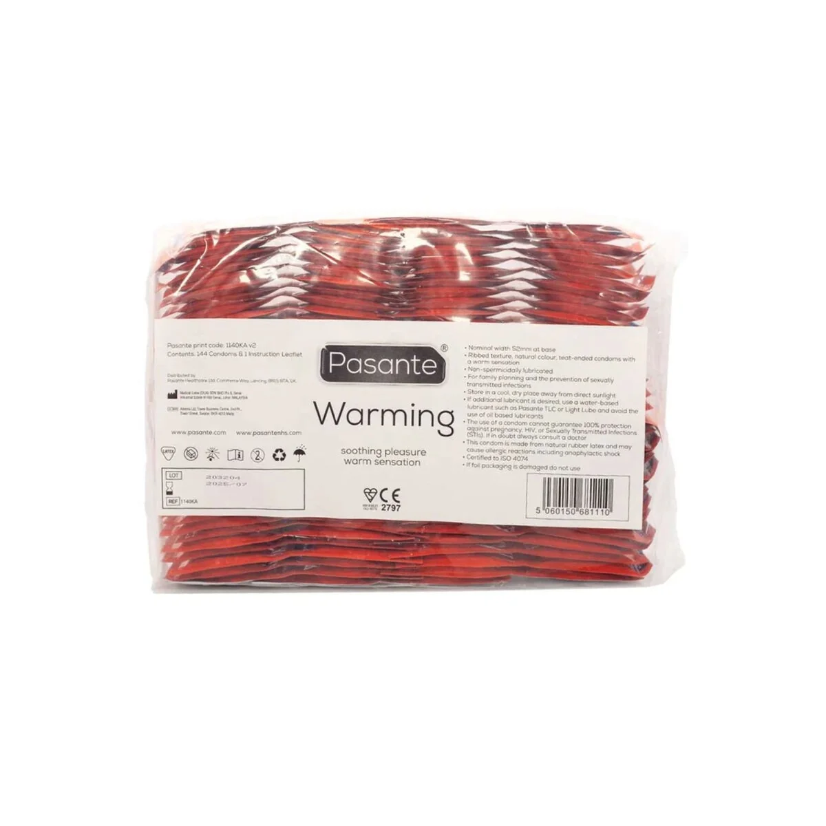 Kondome mit Wärmeeffekt, Beutel 144 Stück von Pasante kaufen | Fesselliebe
