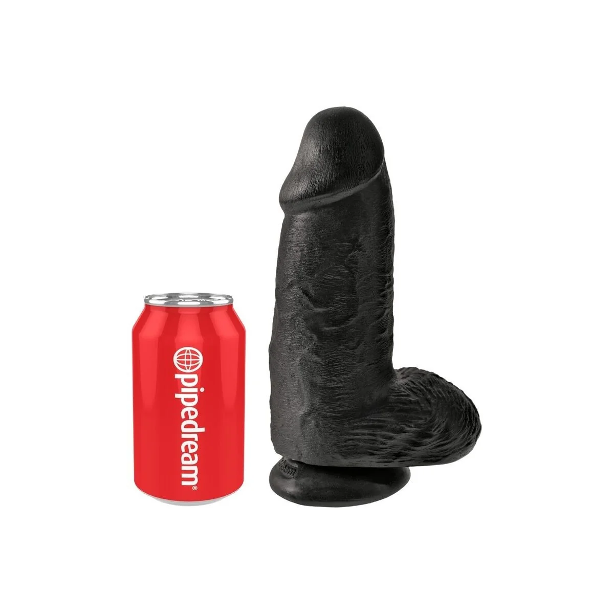Polliger realistischer Penis 23 cm Schwarz von King Cock kaufen | Fesselliebe