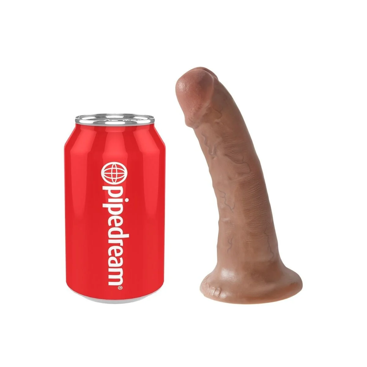 Realistischer Penis 15 cm Karamell von King Cock kaufen | Fesselliebe