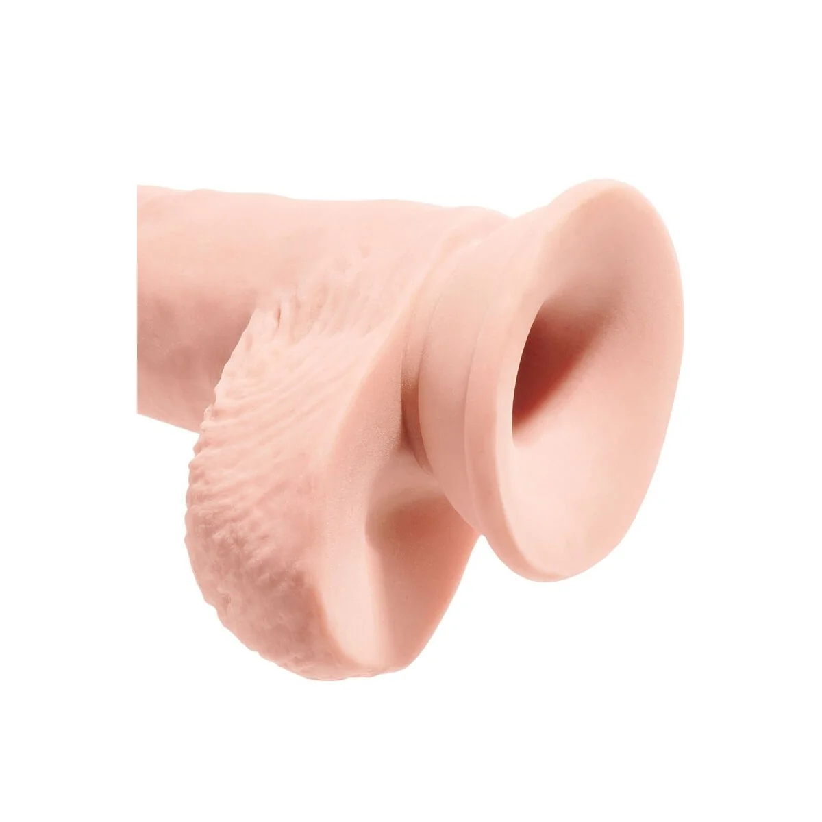 Realistischer Penis mit Eier 19.4 cm Leicht von King Cock kaufen | Fesselliebe
