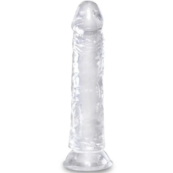 Klarer realistischer Penis 19.7 cm Transparent von King Cock kaufen | Fesselliebe