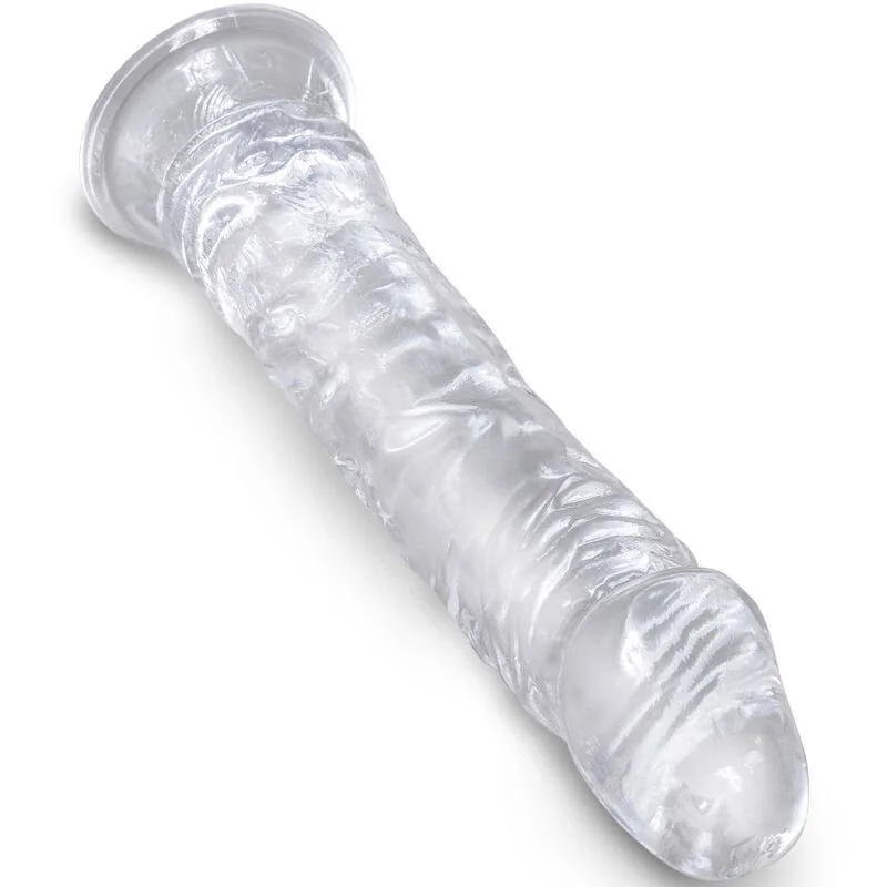 Klarer realistischer Penis 19.7 cm Transparent von King Cock kaufen | Fesselliebe 2