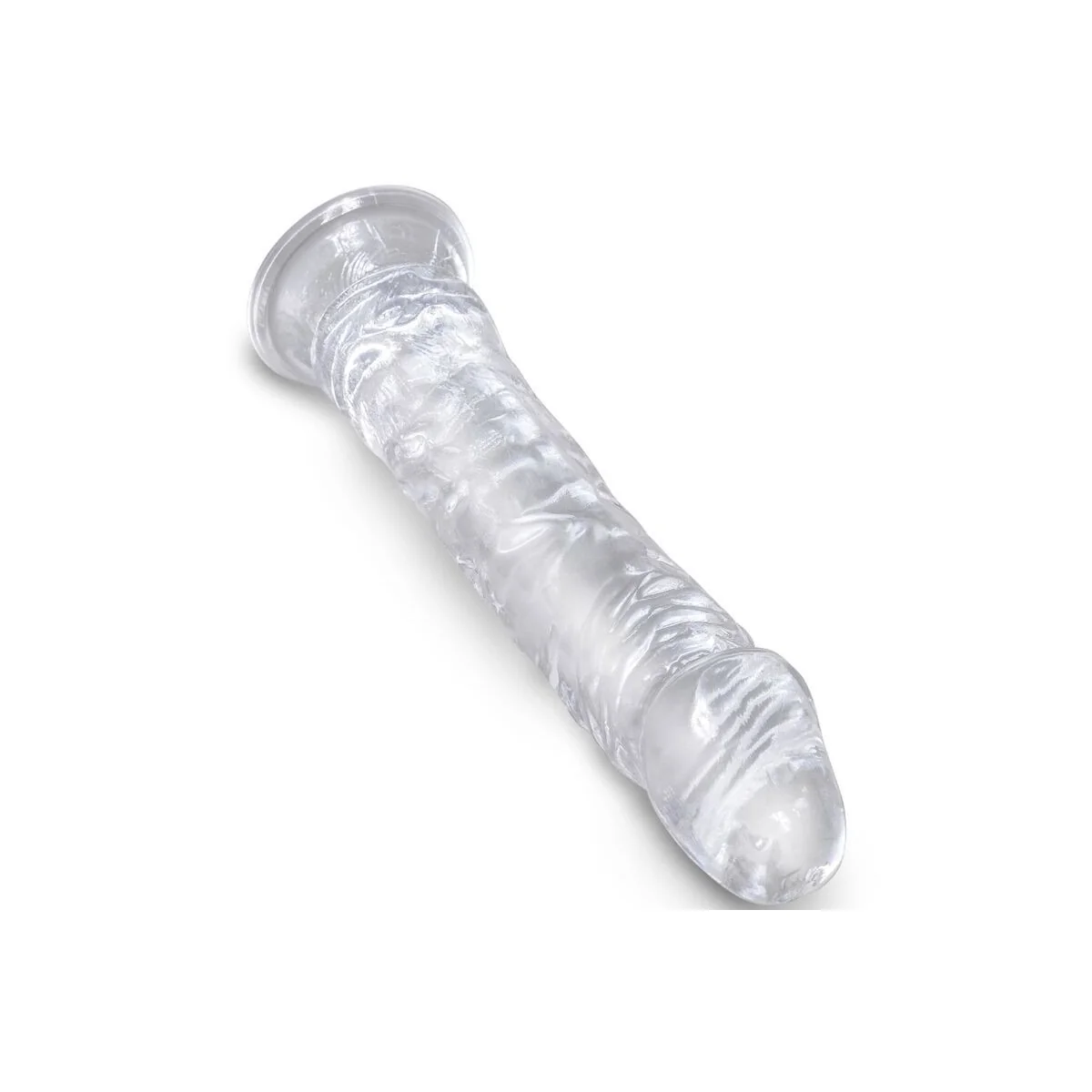 Klarer realistischer Penis 19.7 cm Transparent von King Cock kaufen | Fesselliebe