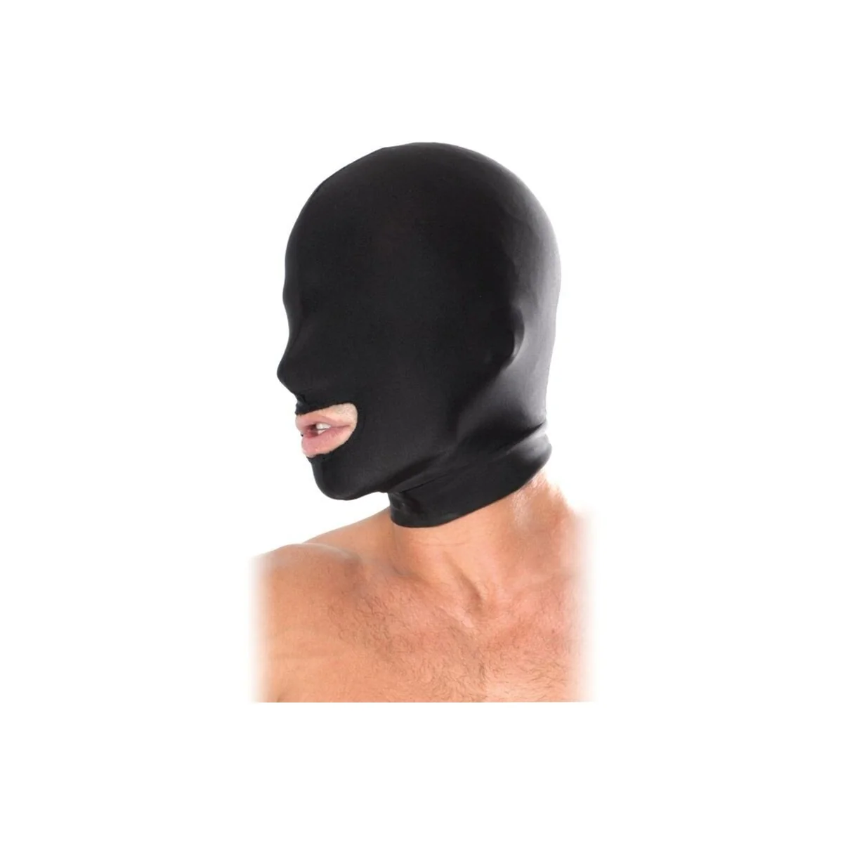 Haube mit Offenem Mund Schwarz von Fetish Fantasy Series kaufen | Fesselliebe