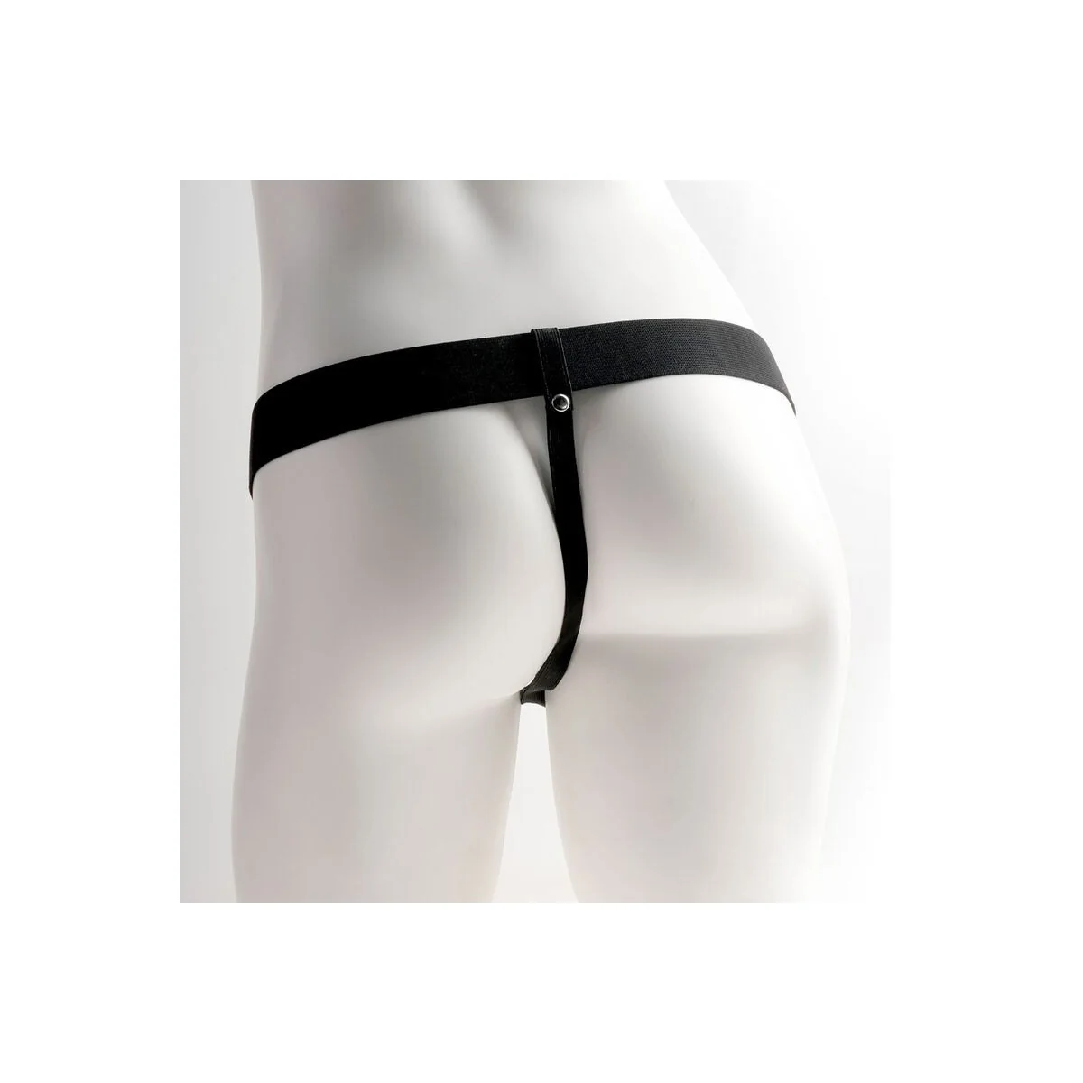 Verstellbares Gurt Penis mit wiederaufladbaren Hoden und Vibrator 23 cm von Fetish Fantasy Series kaufen | Fesselliebe