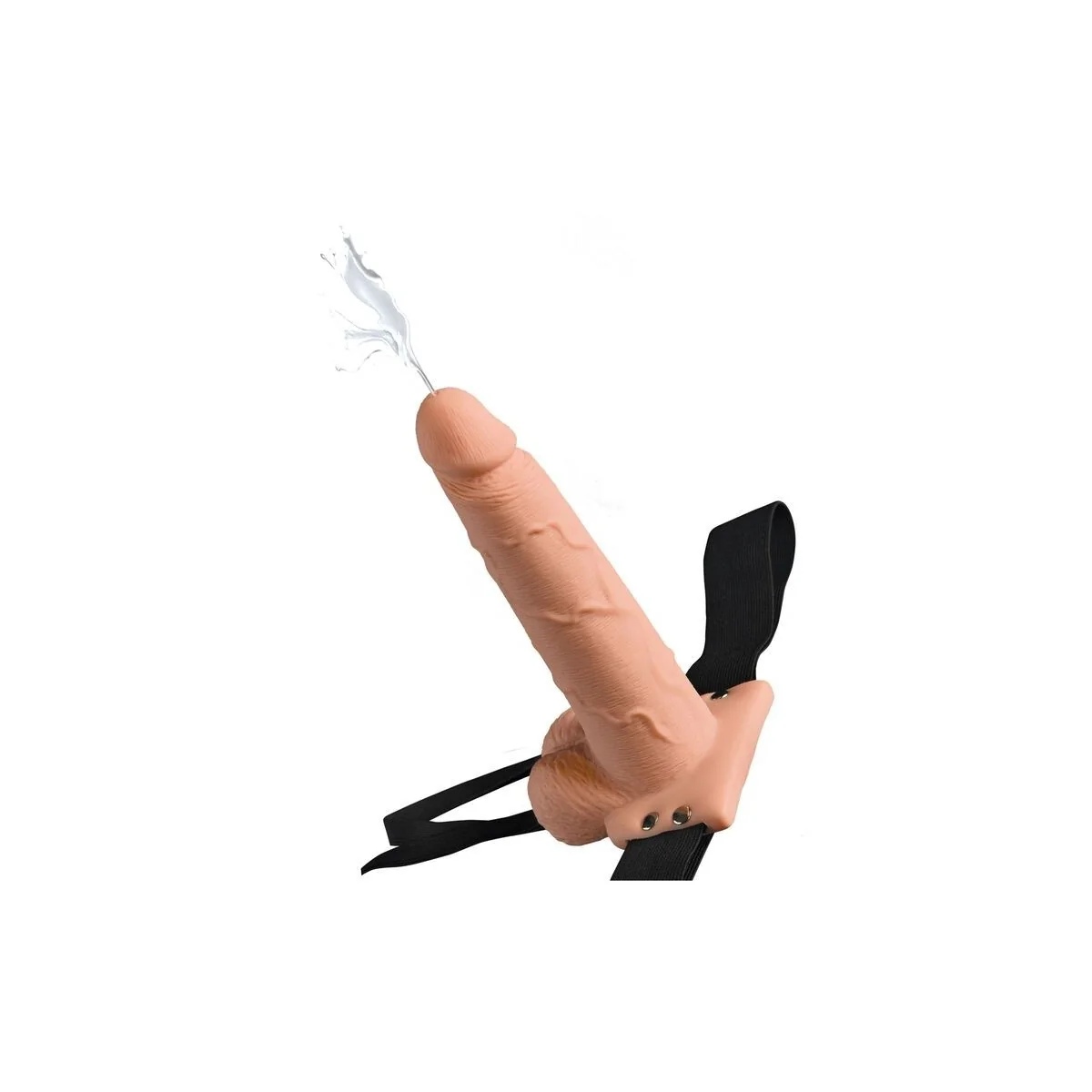 Serie - Verstellbares Gurt realistischer Penis mit Spritzenden Bällen 19 cm von Fetish Fantasy Series kaufen | Fesselliebe