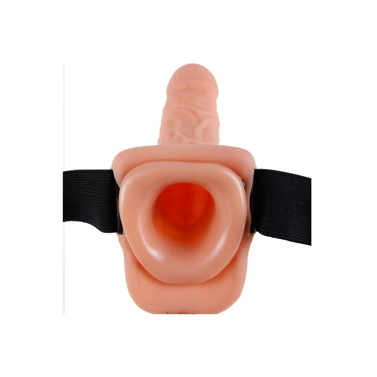 Verstellbares Gurt mit Fernbedienung, realistischer Penis mit Hoden 23 cm von Fetish Fantasy Series kaufen | Fesselliebe